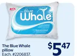 Walmart The Blue Whale Pillow offer