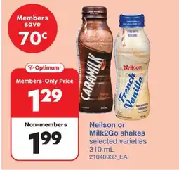 Wholesale Club SHAKES offer