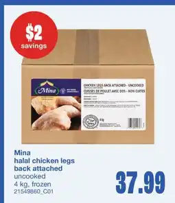 Wholesale Club HALAL CHICKEN LEGS BACK ATTACHED offer