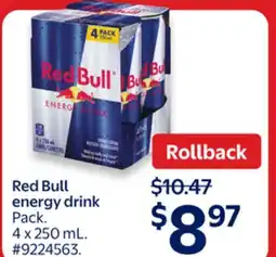 Walmart Red Bull energy drink offer
