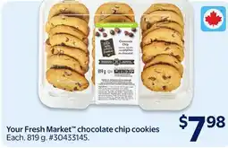 Walmart Your Fresh Market chocolate chip cookies offer