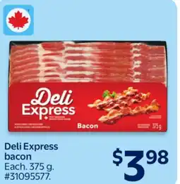 Walmart Deli Express bacon offer