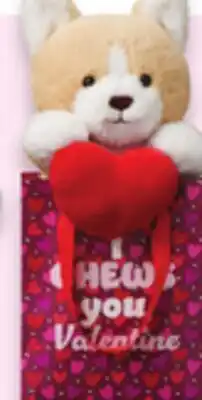 Walmart Valentine plush in a bag offer