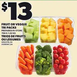 Independent Grocer FRUIT OR VEGGIE TRI PACKS, 706 G - 1.02 KG offer