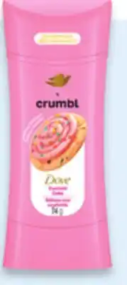 Walmart Dove x Crumbl deodorant offer
