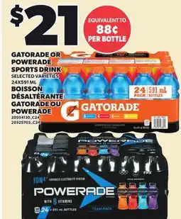 Independent Grocer GATORADE OR POWERADE SPORTS DRINK offer