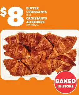 Independent Grocer BUTTER CROISSANTS, 12'S offer