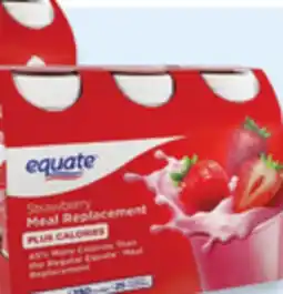 Walmart Equate Meal Replacement offer