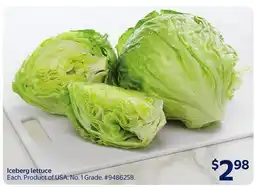 Walmart Iceberg lettuce offer
