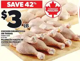 Independent Grocer CHICKEN DRUMSTICKS OR THIGHS offer