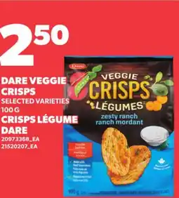 Independent Grocer DARE VEGGIE CRISPS offer