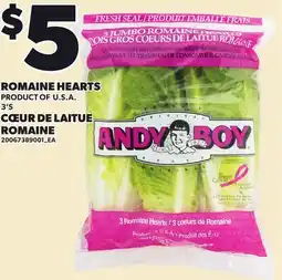 Independent Grocer ROMAINE HEARTS, 3'S offer