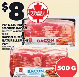 Independent Grocer PC NATURALLY SMOKED BACON offer