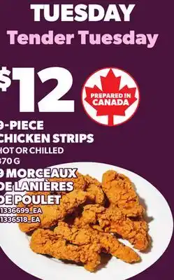 Independent Grocer 9-PIECE CHICKEN STRIPS offer