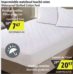 Sushi Shop Waterproof Quilted Cotton Feel Pillow protector offer