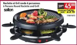Sushi Shop Salton 6 Persons Round Raclette and Grill offer