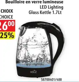 Sushi Shop LED Lighting Glass Kettle 1.7Lt offer