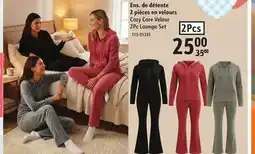 Sushi Shop Cozy Core Velour 2Pc Lounge Set offer