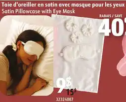 Sushi Shop Satin Pillowcase with Eye Mask offer