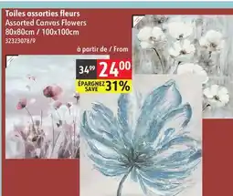 Sushi Shop Assorted Canvas Flowers offer