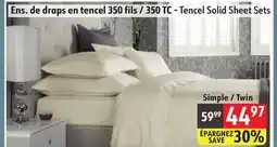 Sushi Shop Twin 350 TC - Tencel Solid Sheet Sets offer