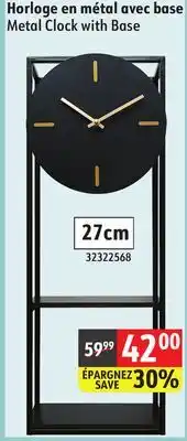 Sushi Shop Metal Clock with Base offer