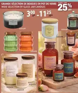 Sushi Shop WIDE SELECTION OF GLASS JAR CANDLES offer