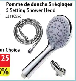 Sushi Shop 5 Setting Shower Head offer