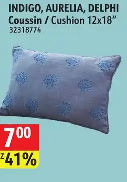 Sushi Shop INDIGO, AURELIA, DELPHI Cushion 12x18 offer