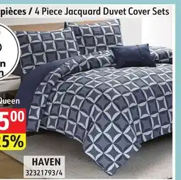 Sushi Shop Queen 4 Piece Jacquard Duvet Cover Sets offer