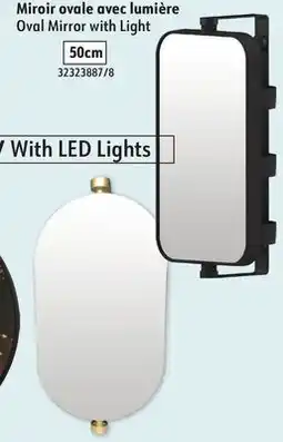 Sushi Shop Oval Mirror with Light offer