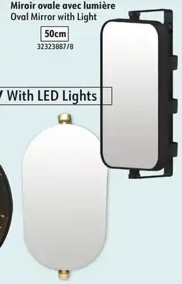 Sushi Shop Oval Mirror with Light offer