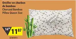 Sushi Shop Charcoal Bamboo Pillow Queen Size offer