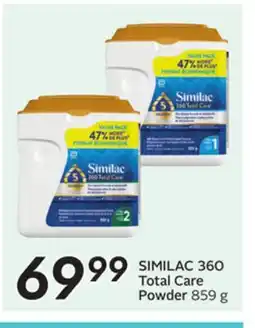 Sobeys SIMILAC 360 Total Care Powder offer