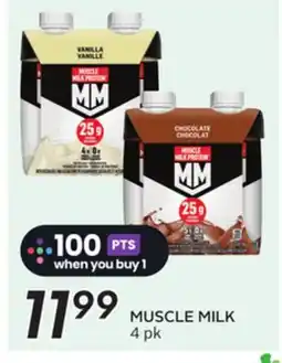 Sobeys MUSCLE MILK offer