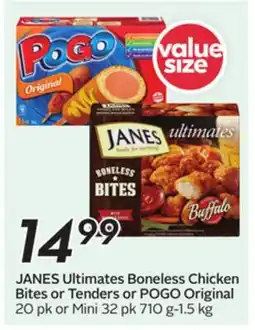 Sobeys JANES Ultimates Boneless Chicken Bites or Tenders or POGO offer