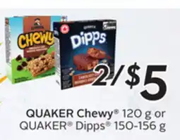Sobeys QUAKER Chewy offer