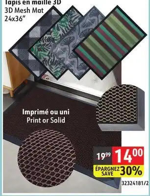 Sushi Shop 3D Mesh Mat offer