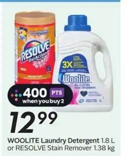 Sobeys WOOLITE Laundry Detergent offer