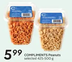 Sobeys COMPLIMENTS Peanuts offer