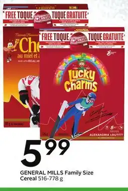Sobeys GENERAL MILLS Family Size Cereal offer