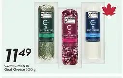 Sobeys COMPLIMENTS Goat Cheese offer