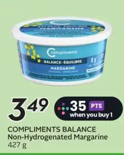Sobeys COMPLIMENTS BALANCE Non-Hydrogenated Margarine offer
