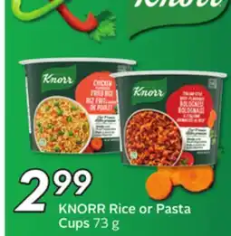 Sobeys KNORR Rice or Pasta Cups offer
