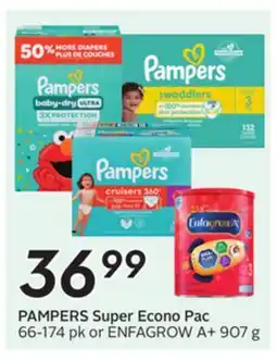 Sobeys PAMPERS Super Econo Pac offer