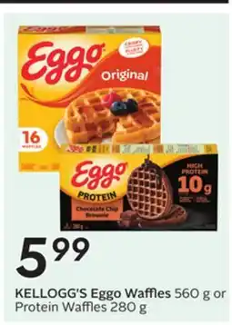 Sobeys KELLOGG'S Eggo Waffles offer