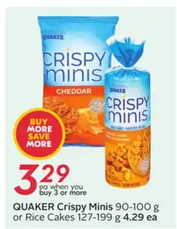 Sobeys QUAKER Crispy Minis offer
