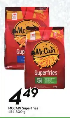Sobeys MCCAIN Superfries offer