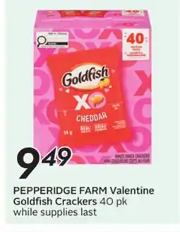 Sobeys PEPPERIDGE FARM Valentine Goldfish Crackers offer