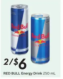 Sobeys RED BULL Energy Drink offer